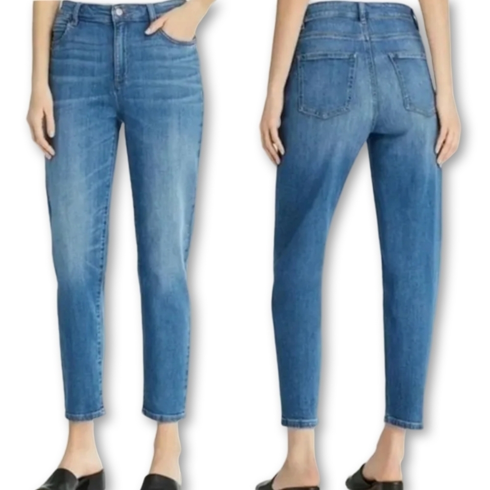Eileen Fisher Medium Wash Straight Leg Jeans